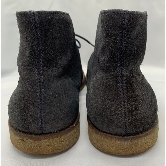 Black Suede Chukka Desert Ankle Boots - Lace Up Booties RN-140398 - Men'… - Picture 5 of 7